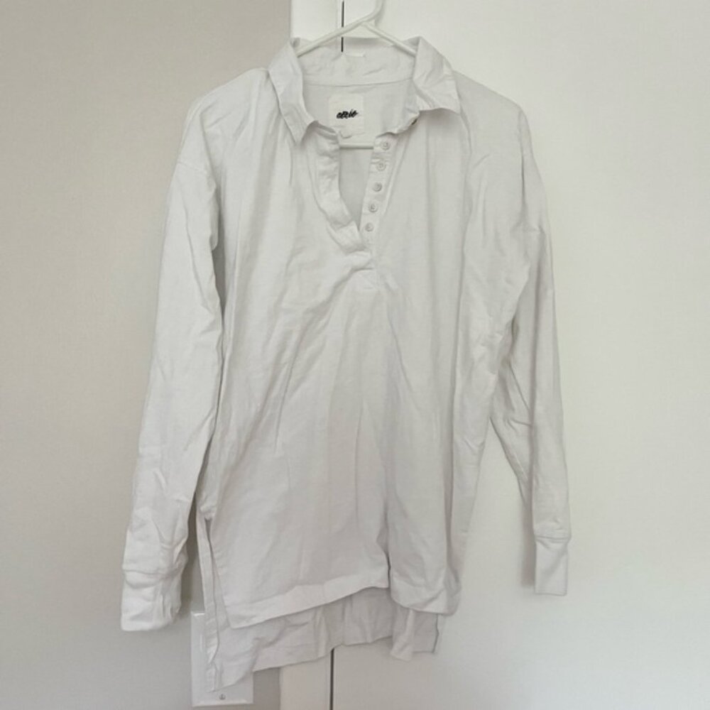 Aerie 100% Cotton, Collared Pullover